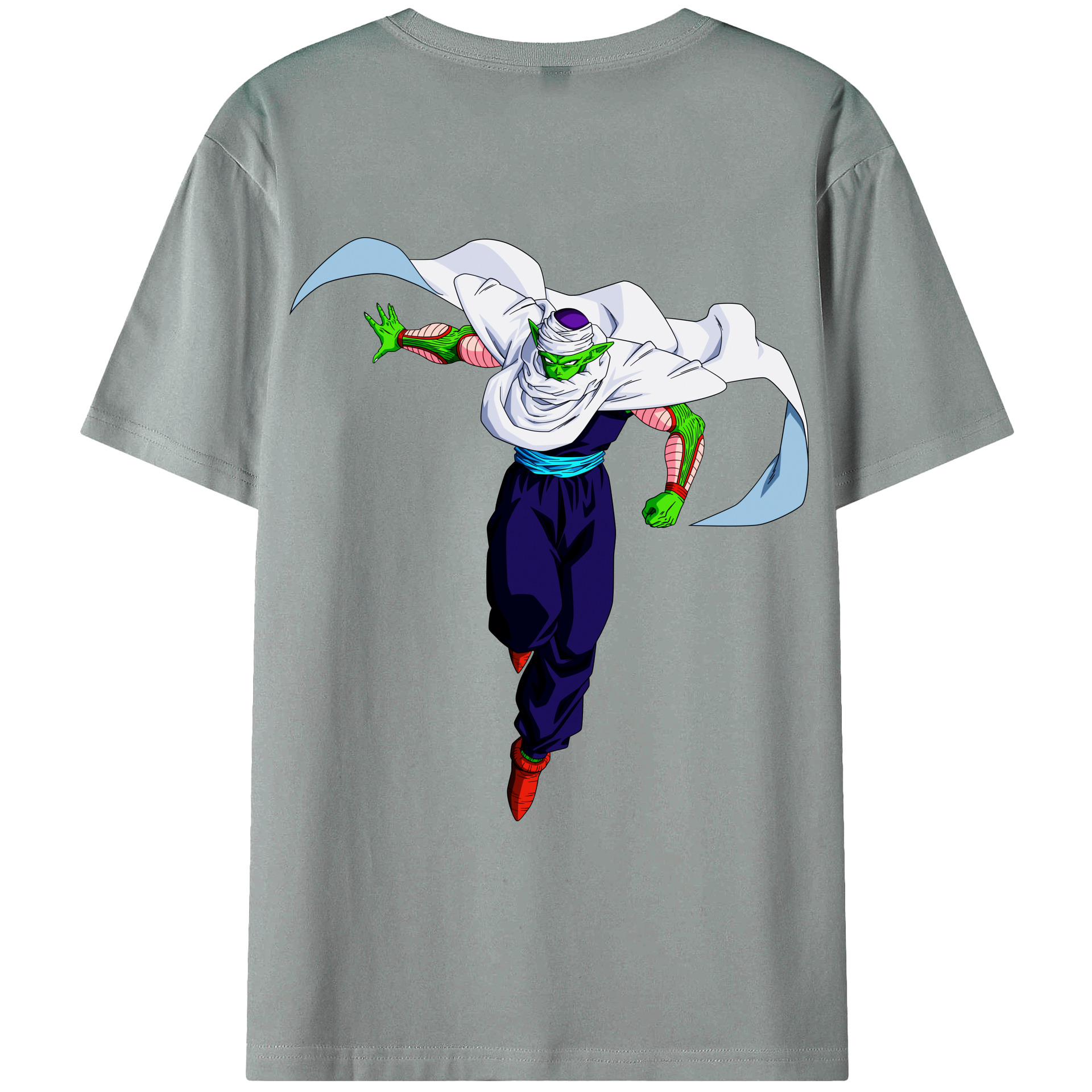 （画像用） ドラゴンボール ピッコロ DRAGON BALL Piccolo 綿100％ メンズ半袖Tシャツ（バックプリント） 通気性